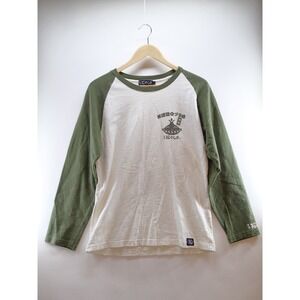 Hanayasiki Japanese Shirt Crewneck Shirt Japan green white‎ 2008 RARE